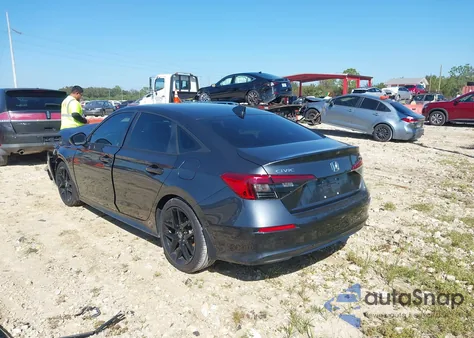 2024 Honda Civic Sport z USA, uszkodzony, nr VIN 2HGFE2F59RH591532